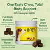 BAZI Multi Dog Chews – Comprehensive Health Supplement with Glucosamine,