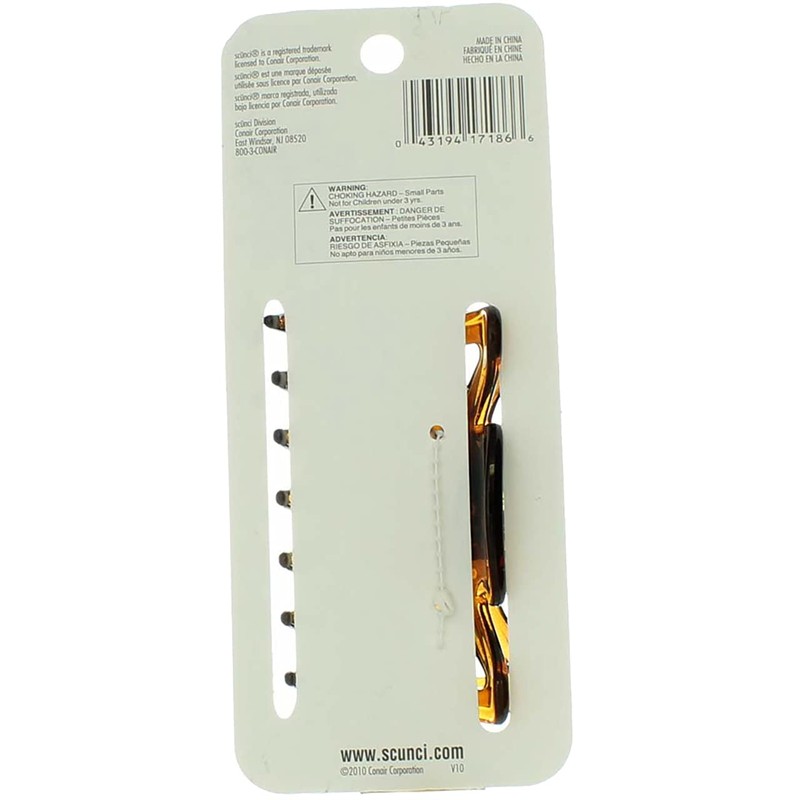 Scunci Tortoise Shell No Slip Grip Jaw Clip - 1