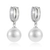 Pearl Earrings for Women 14K Gold Plated Hypoallergenic Pearl Earrings