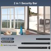 DIIG Sliding Door Security Bar，17.7-50.5inch Adjustable Sliding Patio Door Lock