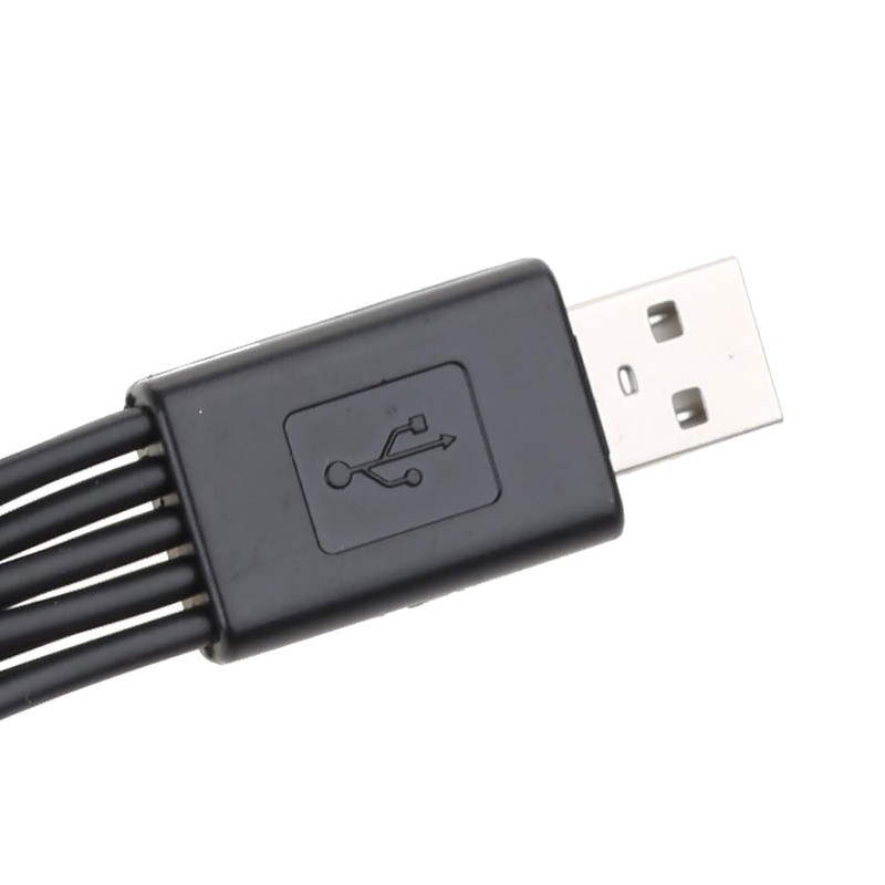 Weicoca 1 Piece 10 in 1 Universal USB Cable, Multiple