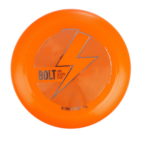 BOLT OneSevenFive Ultimate Frisbee Flying Disc! Cinq Couleurs UV Disponibles! (Orange UV)