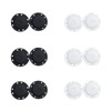 6 Pairs (3 Black + 3 White) Magnetic Snaps for