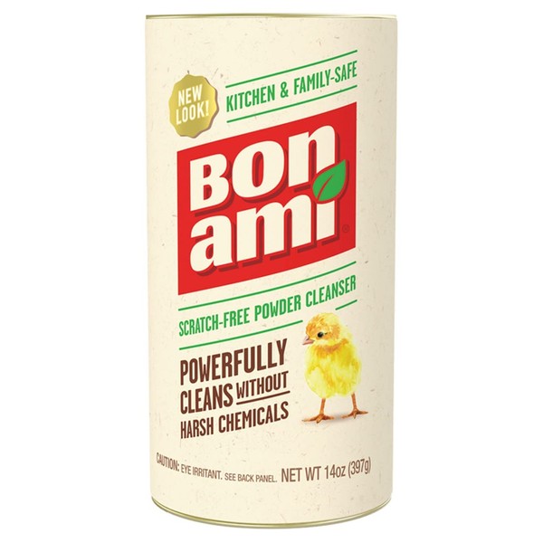 Bon Ami Polish and Cleanser Powder 14 Ounce (Set of 6)