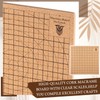 Tandefio 104 Pcs Macrame Board and Metal Adjustable Holder with