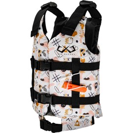 JES-BASARO KIDS ROVER Kids Life Jacket, Kids, Snorkeling Vest, Floating Vest, Fishing, Solid Life Jacket, Buoyancy 7.7 lbs (3.5 kg), Buoyancy 35N, Weight Up to 77.1 lbs (34 kg), Height: 37.0 - 57.1 inches (94 - 145 cm), Chest: 48 - 80 cm), Pink Sea)