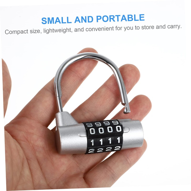 SHINEOFI Combination Lock Convenient Padlock for Mailboxes Cabinets Durable Construction