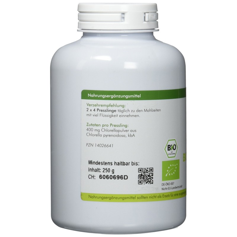 manako Organic chlorella pellets (400 mg chlorella powder from chlorella