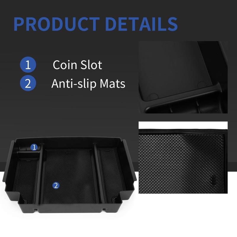 PSLER Center Console Organizer Fit for 2023 2024 2025 GMC