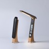 AIXXCUVQ Foldable Desk Lamp with Calendar Display Light Eyes Perpetual