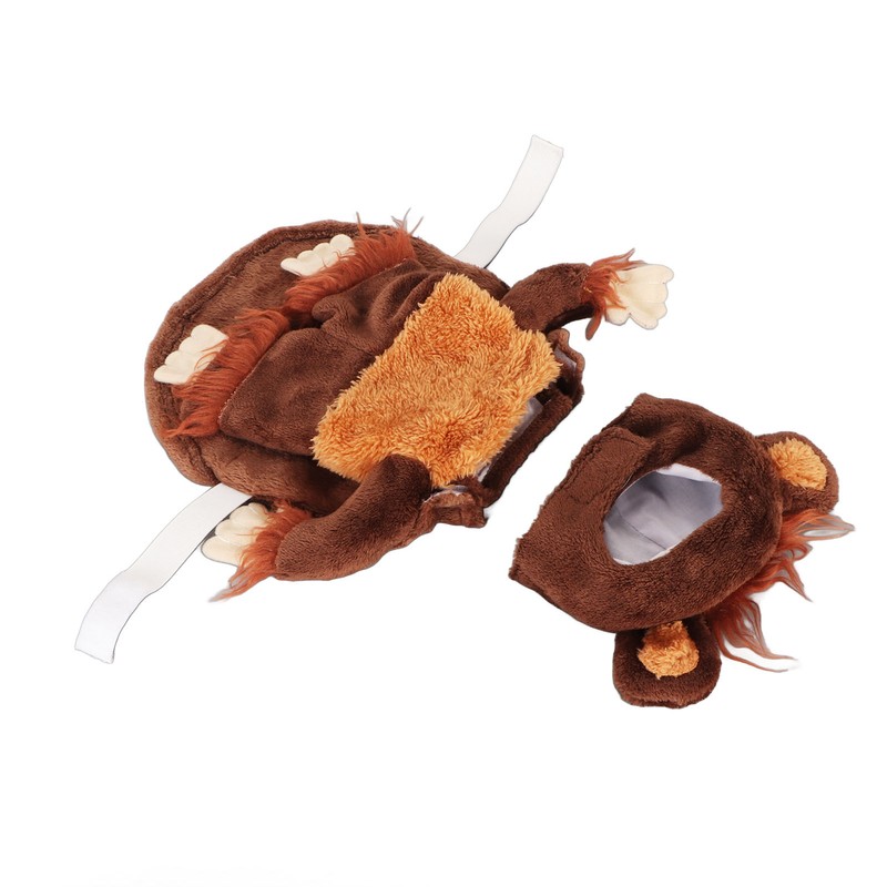 Pet Holiday Costume Funny Monkey Cosplay Dog Clothes Soft Breathable