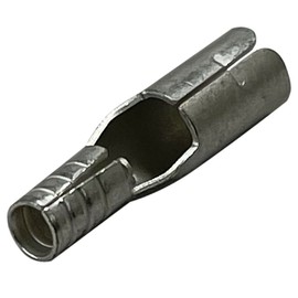 1000 Pcs Non-Insulated 16-14 AWG Gauge Female Quick Bullet Connectors - Pure Copper for Corrosion Resistance & Strong Crimps for Uninsulated .157 Blade Wire Splice Connectors - Made in USA