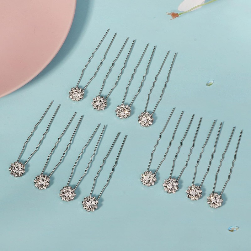 rhinestone pin (silver)