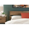 Signature Design by Ashley Deanlow Rustic Panel Headboard, Full, Light