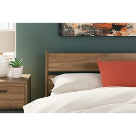 Signature Design by Ashley Deanlow Rustic Panel Headboard, Full, Light Brown