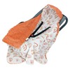 Miracle Baby Car Seat Blanket for Babies, Minky Dot Carseat