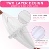 TIESOME Reusable Shower Caps for Women, Large Waterproof Shower Bonnet