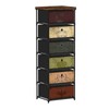 VASICAR 6 Drawers Storage Organizer Cabinet, Decorative Storage Chest, Small