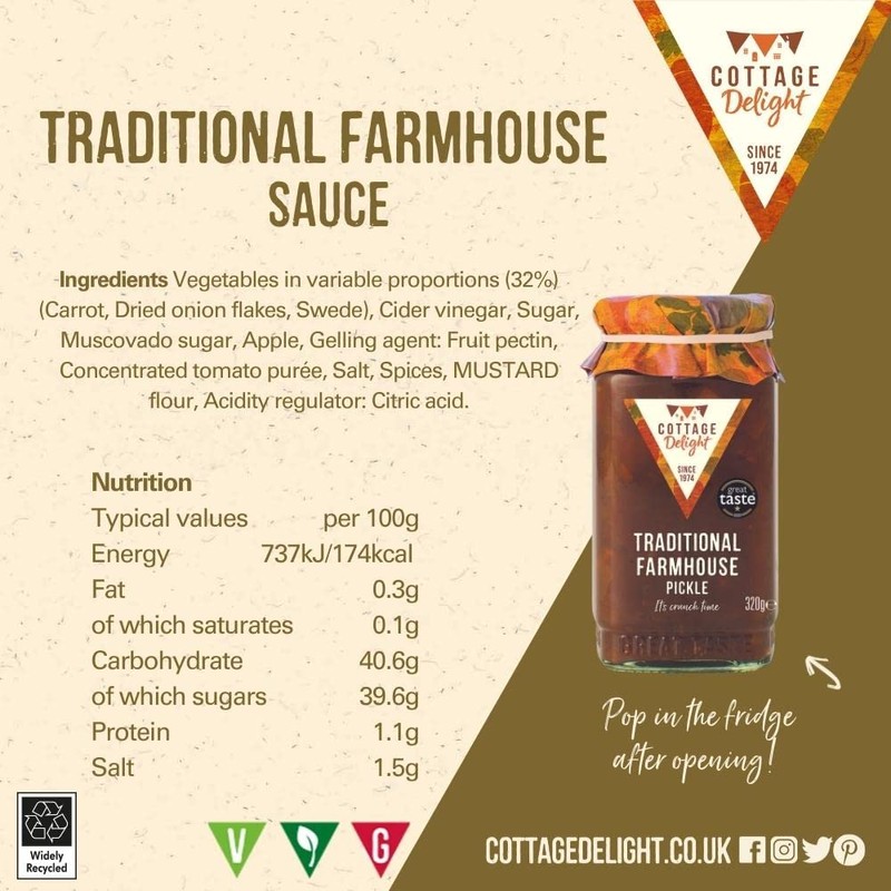 Cottage Delight Traditional Farmhouse Pickle