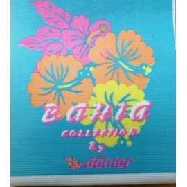 Bahia Collection by Dohler Pirate Velour Brazilian Beach Towel 30x60 Inches