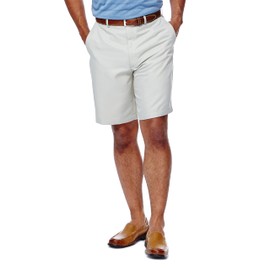 Haggar mens Cool 18 Classic Fit Expandable Waist Short Casual Shorts, String, 34