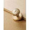 MRML Brushed Gold Passage Door Knob, Interior Closet Pantry Hallway