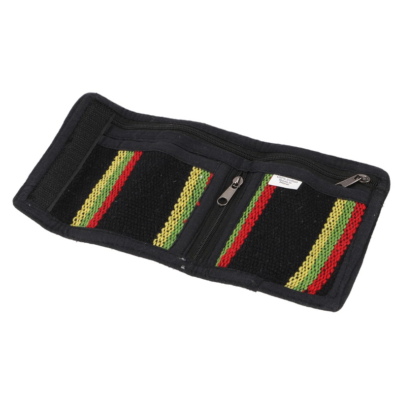 GURU SHOP Ethno Fabric Wallet Nepal Model 1, Men/Women, Cotton,