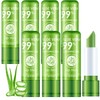 WENJLYJ 8 PCS Aloe Vera Lipstick,Magic Temperature Color Changing Lip