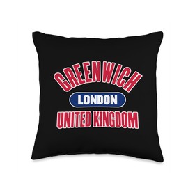 Greenwich London United Kingdom Throw Pillow