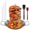 Al Pastor Skewer for Grill, Stainless Steel Vertical Skewer, Brazilian