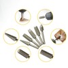 5pcs Electric Rotary Rasp Embossed Steel Metal File Grinding Head