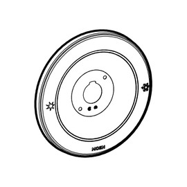 Moen 97577 Monticello Escutcheon for Moentrol Showering valve, Chrome