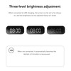 Alarm Clock Blue HD Mirror 2 in 1 Smart LED