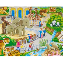Ravensburger 06661 Children's Puzzle "Visit to the Zoo" Frame Puzzle