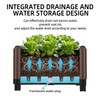 Growchum Modular Raised Garden Bed Kit – DIY Stackable Plant