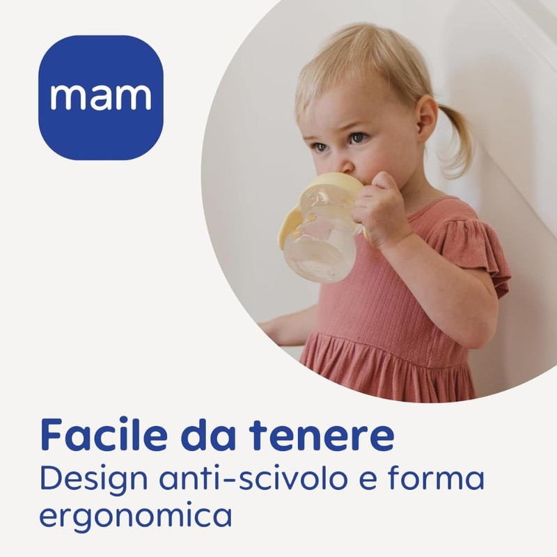 MAM Learn To Drink Cup with Removable Handles and Spout,