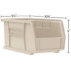 Akro-Mils 30230 AkroBins Plastic Storage Bin Hanging Stacking Containers, (11-Inch