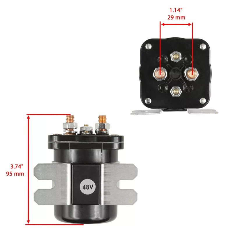 Caltric 48V Starter Solenoid fits EZ-GO Shuttle 2 to 6
