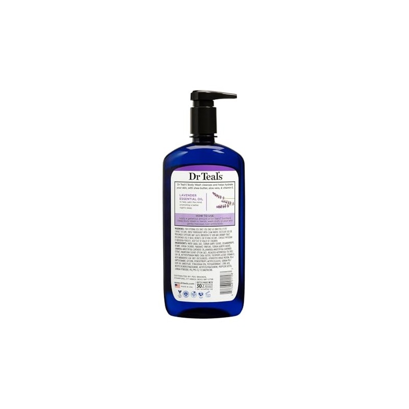 Dr Teal's Pure Epsom Salt Body Wash Chupante e Hidratante