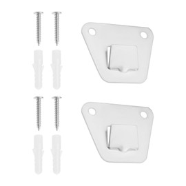 SG Store 2pcs Wall Mounted Fan Bracket Heavy Duty Cold Rolled Steel Bracket Wall Mounted Triangle Bracket with Fastening Screws for Fans Range Hoods Fixing