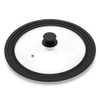 Tapa universal para ollas, sartenes y sartenes, vidrio templado con