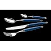 Giannini Imported Silverware 24 piece blu stainless steel set. Retails