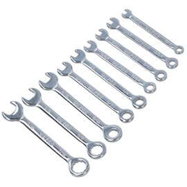 AB Tools Mini Equal Imperial SAE AF Combination Spanner Set Wrench 5/32” – 7/16” 10pc