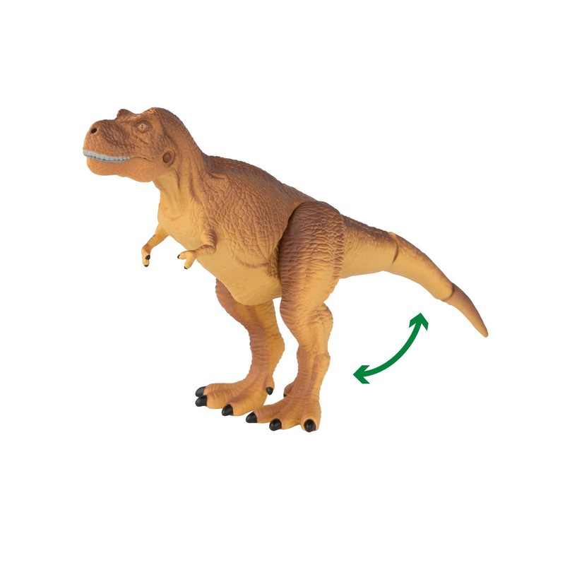 ANIA T16080 T-Rex Articulated Mini Figure, Orange