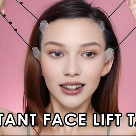 Invisible Face Lifting Tape 40 Pieces/set – Instant Firming, Lifting, and Sculpting for a Youthful, Radiant Look, Made with Soft, Skin-Safe Material That Gently Tightens Without Causing Any Skin Irritation