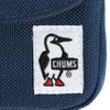 Chums Pocket Size Wallet Sweat Nylon Travel Wallet, H-Gray/Basic Navy