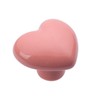 NAKUPENDA Pack of 6 Furniture Knobs Heart Shape Ceramic Cabinet