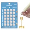 Taper Candle Sticky Dots - White Wax Candle Adhesive Dots