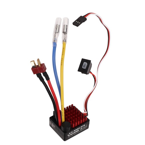 Unbranded RC Car Brushed ESC 60A Waterproof Electronic Speed Controller