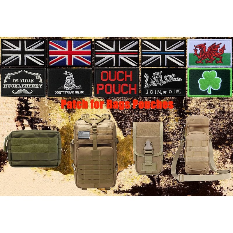 Bodyguard Tactical Dog Emblem Embroidered Badge Service Dog Vests/Harnesses Military